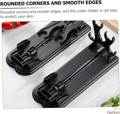 Foldable Kitchen Cutter Holder Cutter Stand Storage Rack for Fast Drying and Ventilation for All Cutting Tools for Use