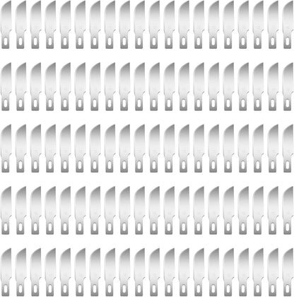 100 Pack Exacto Blades #10, Craft Knife Blades with Storage Box | High-carbon #10 edges handle carving and curved cuts, hobby knife blades store neatly, and craft blades fit standard handles