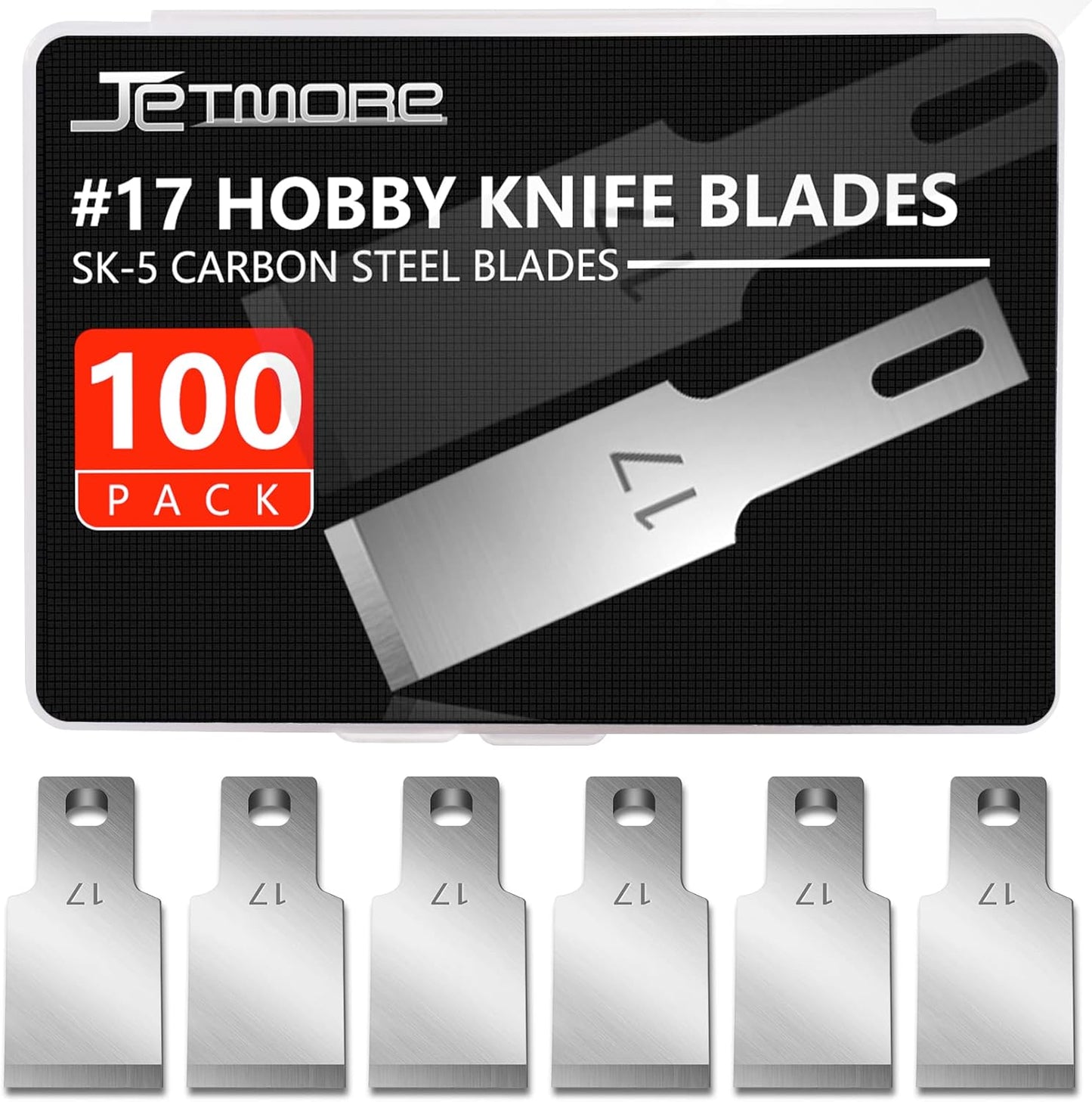 100 Pack Exacto Blades #10, Craft Knife Blades with Storage Box | High-carbon #10 edges handle carving and curved cuts, hobby knife blades store neatly, and craft blades fit standard handles