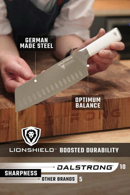 24-Piece Knife Block Set — Forged German Steel (9–11° Hand-Sharpened Edge), Kiritsuke, Carving, Steak Knives — Vanquish Series For Serious Entertainers, Dinner Parties & Holiday Kitchens