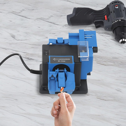 Electric Drill Bit Sharpener 110V Multifunction Electric Sharpening Machine,Knife, Chisel,Scissor Sharpening Tool Applicable Drill Sizes 3mm-13mm/0.12-0.51inch Multitask Sharpening Machine
