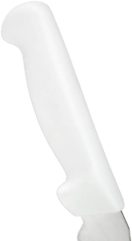 8" High Carbon Steel Scalloped Edge Sandwich Knife with White Color Handle- Serrated Offset Knife for Sandwich Bread Cutter Ideal for Slicing Sandwich Bread Bagels Cake