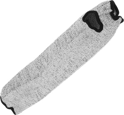 Cut Resistant Protective Arm Sleeves Level 5 Abrasion Resistant Breathable 40cm Long Cuff Protectors for Gardening Welding Kitchen and Pet Grooming