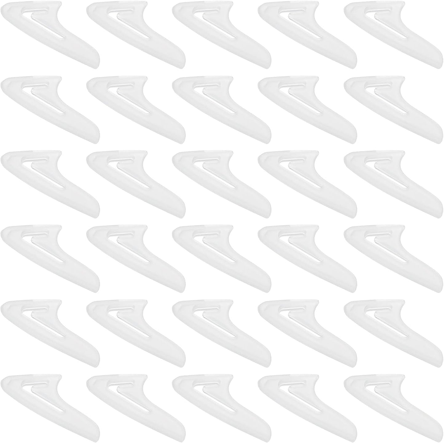 100Pcs Knife Tip Protector Cover, 0.43" x 1.14" Plastic Blade Tip Guards for Kitchen Knife Tip Protection Sleeves, White