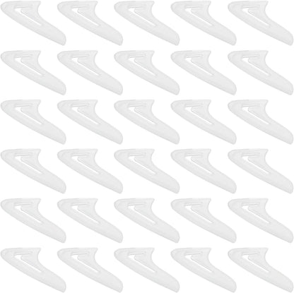 100Pcs Knife Tip Protector Cover, 0.43" x 1.14" Plastic Blade Tip Guards for Kitchen Knife Tip Protection Sleeves, White