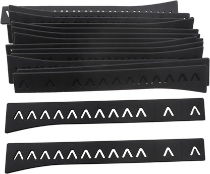 20PCS Black PP Plastic Blade Guard Knife Sleeves Kitchen Utensils Gadgets for Blade Protection
