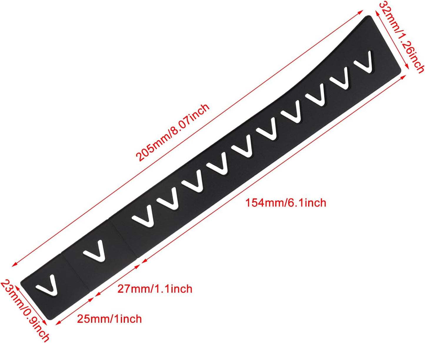 20PCS Black PP Plastic Blade Guard Knife Sleeves Kitchen Utensils Gadgets for Blade Protection