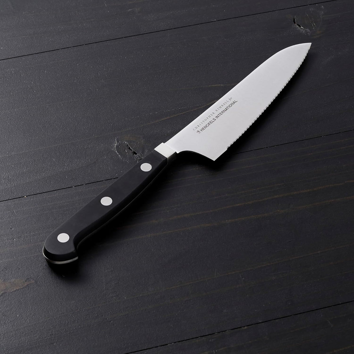 Classic Razor-Sharp Christopher Kimball Edition 5.5-inch Serrated Prep Knife, German Engineered Informed by 100+ Years of Mastery, Stainless Steel