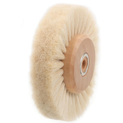 Wood Core Polishing Brush Wheel Durable Brush for Rust Removal and Efficient Cleaning of Jade Gaps Reusable Design for Professional Use