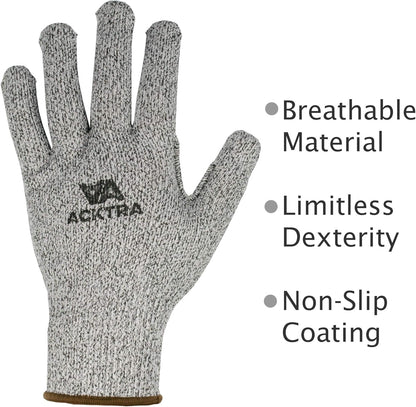 Level 5 Cut Resistant Safety WORK GLOVES, 12 pairs