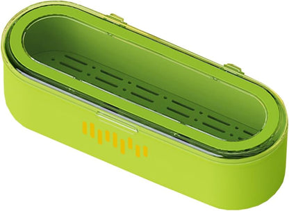 Silverware Organizer with Lid and Drainer, Covered Utensil Tray for Kitchen Drawer and Countertop, Clear Plastic Cutlery and Flatware Storage Box for Spoons Forks Knives Holder Case