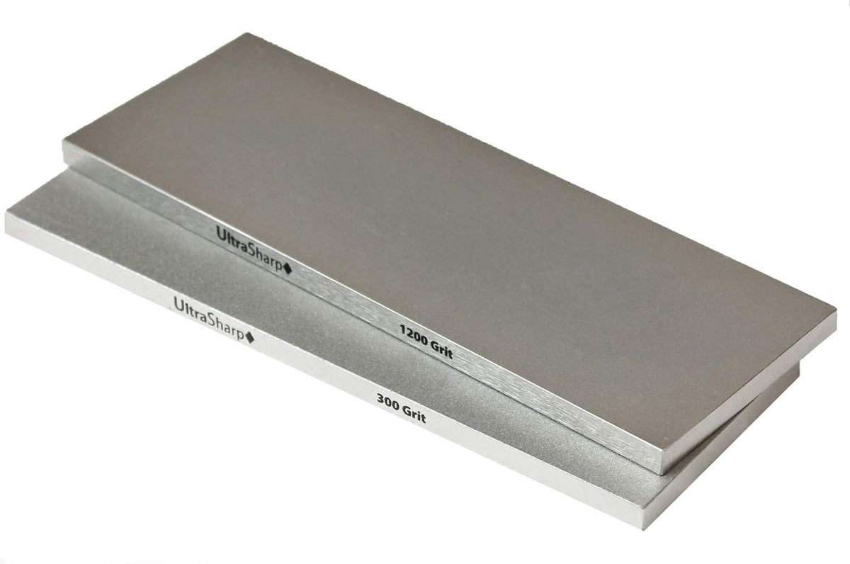 Ultra Sharp Diamond Sharpening Stone Set - Fine/Extra Fine - 8 x 3