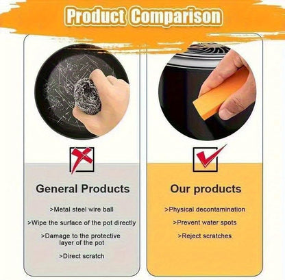 2Pcs Advanced Rust and Stain Remover Erasers, Cleaning Miracle Bathrooms and Kitchens