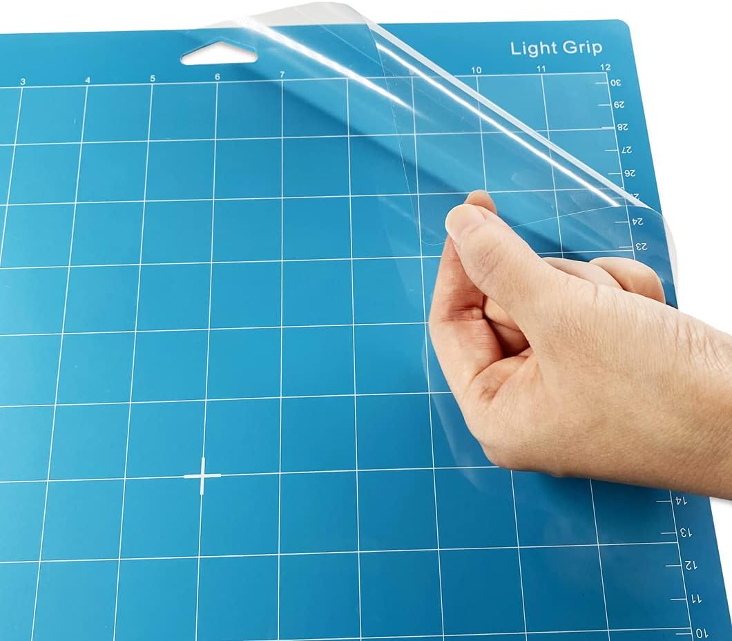 Cutting Mat Suit for Silhouette Cameo 3 Packs 12” x 12” - Light Grip Adhesive Cutting Mat Replacement Set Mats Vinyl Craft
