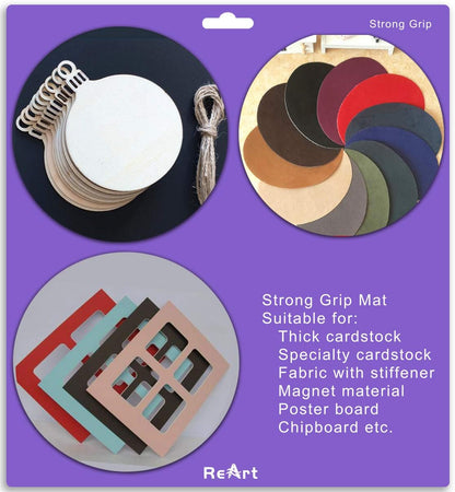 Cutting Mat Suit for Silhouette Cameo 3 Packs 12” x 12” - Light Grip Adhesive Cutting Mat Replacement Set Mats Vinyl Craft