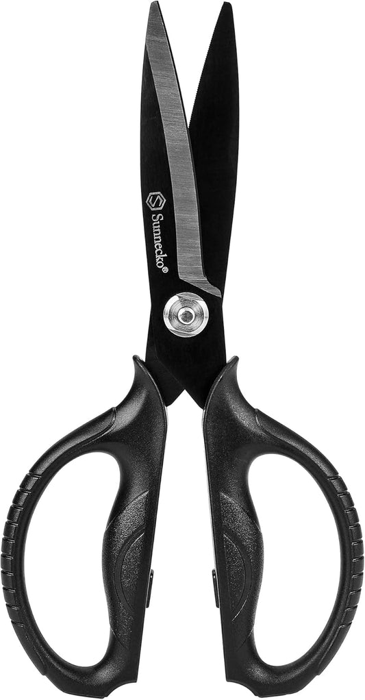 Kitchen Scissors All Purpose Heavy Duty Scissors Titanium Coated, Kitchen Shears for Food, Micro Serrated with Detachable Blades