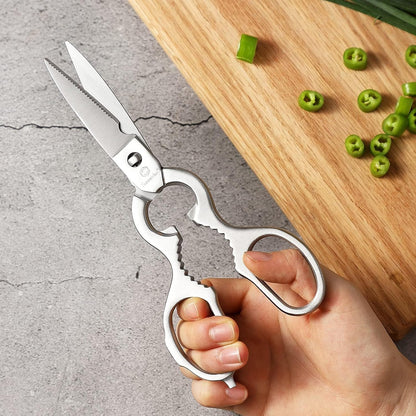 Kitchen Scissors All Purpose Heavy Duty Scissors Titanium Coated, Kitchen Shears for Food, Micro Serrated with Detachable Blades