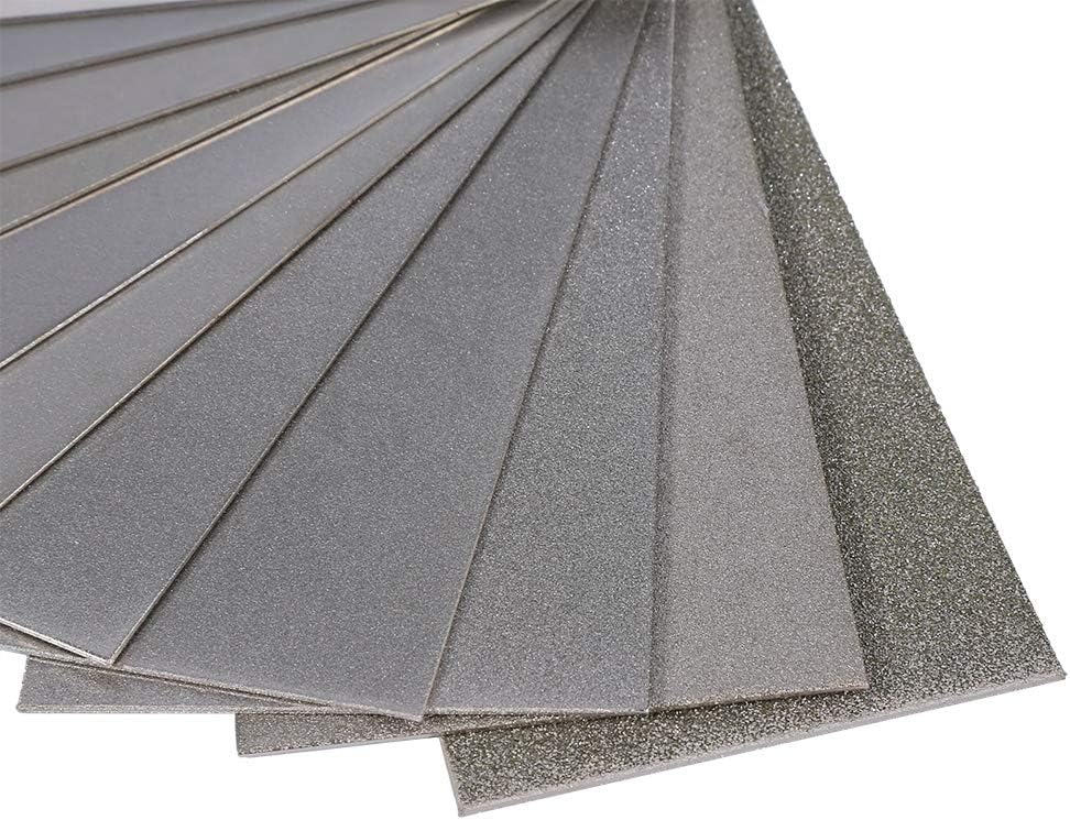 Diamond Sharpening Stone, 80 Grit Thin Grinding Polishing Sharpening Plate Diamond Knife Sharpener Polishing Tool