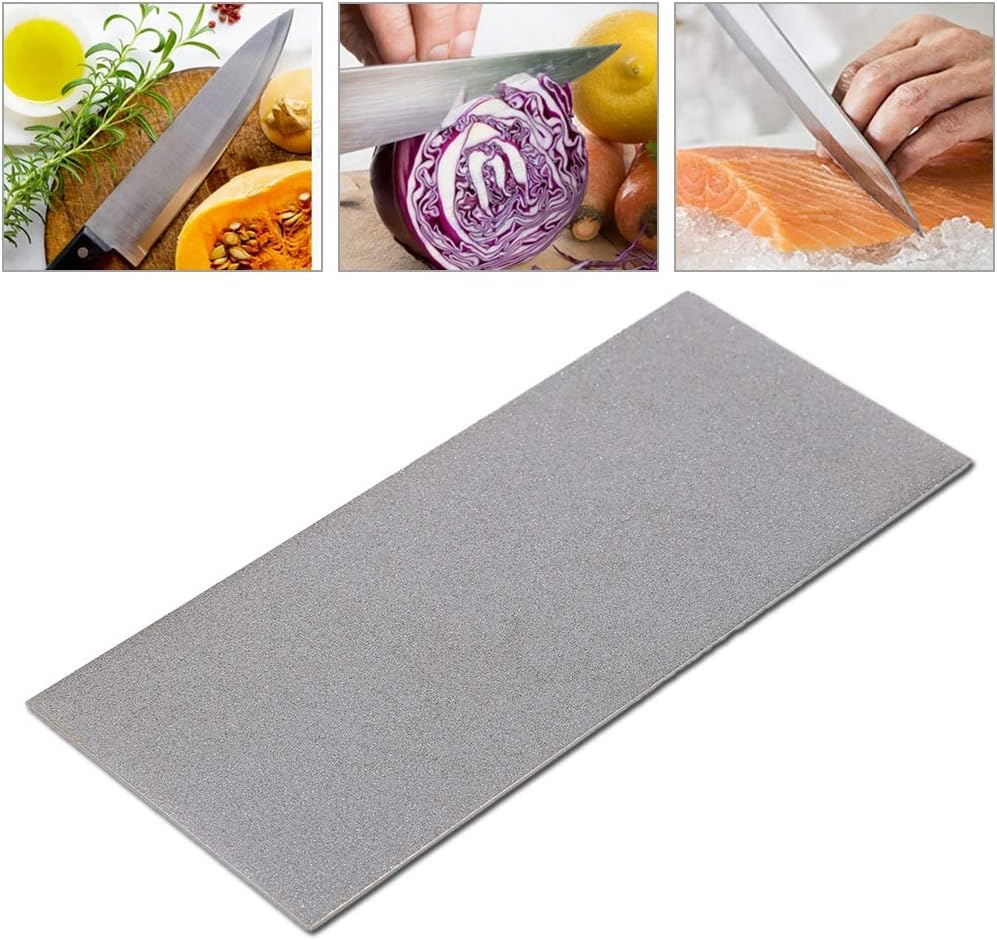 Diamond Sharpening Stone, 80 Grit Thin Grinding Polishing Sharpening Plate Diamond Knife Sharpener Polishing Tool