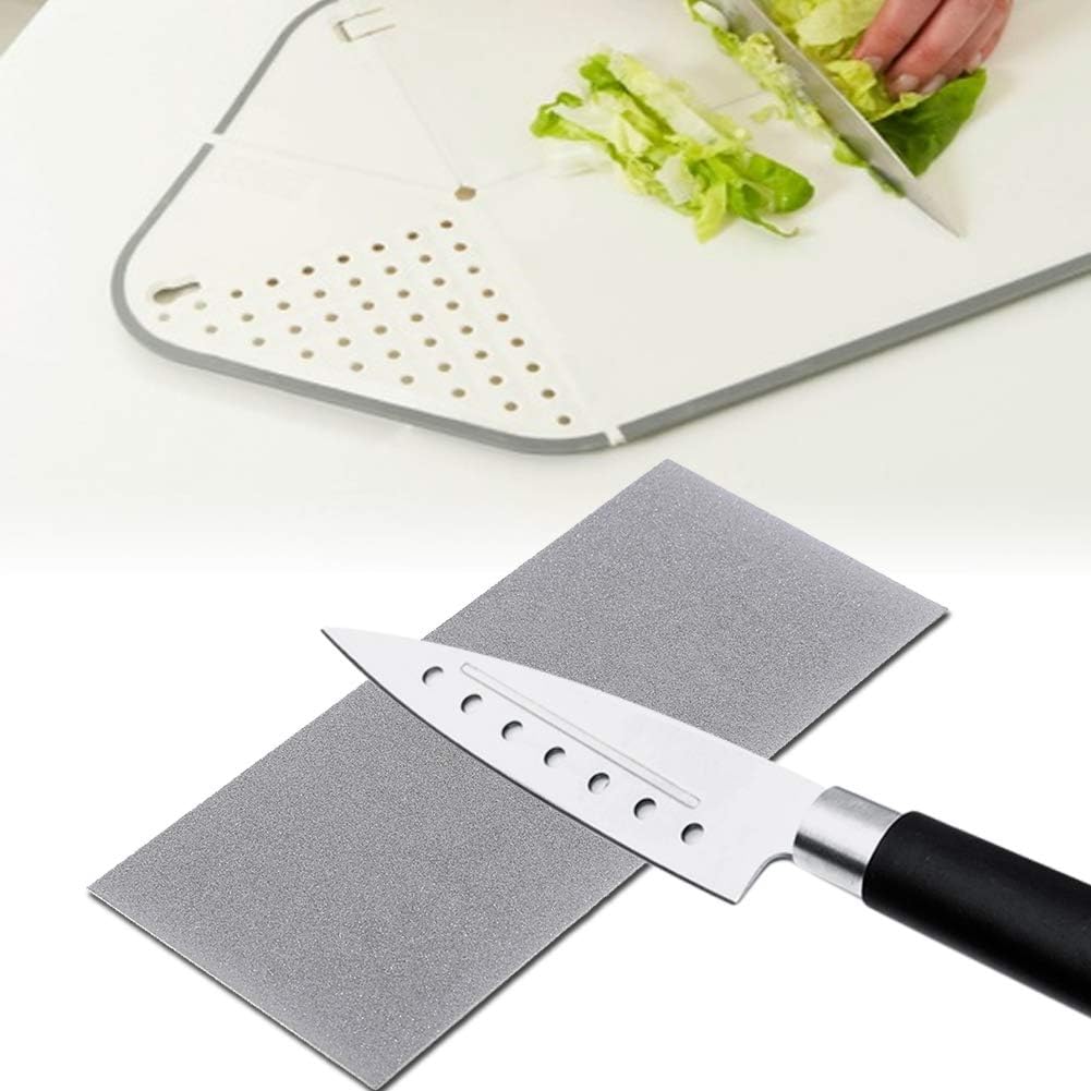 Diamond Sharpening Stone, 80 Grit Thin Grinding Polishing Sharpening Plate Diamond Knife Sharpener Polishing Tool