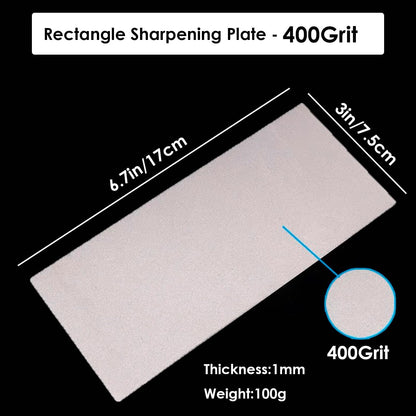 Diamond Sharpening Stone, 80 Grit Thin Grinding Polishing Sharpening Plate Diamond Knife Sharpener Polishing Tool