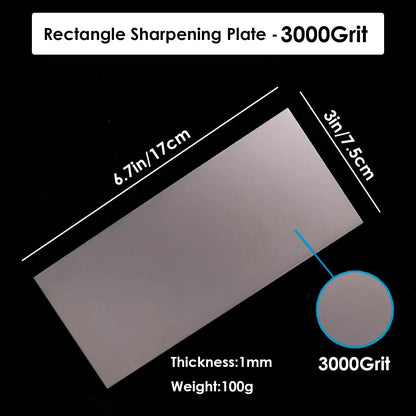 Diamond Sharpening Stone, 80 Grit Thin Grinding Polishing Sharpening Plate Diamond Knife Sharpener Polishing Tool