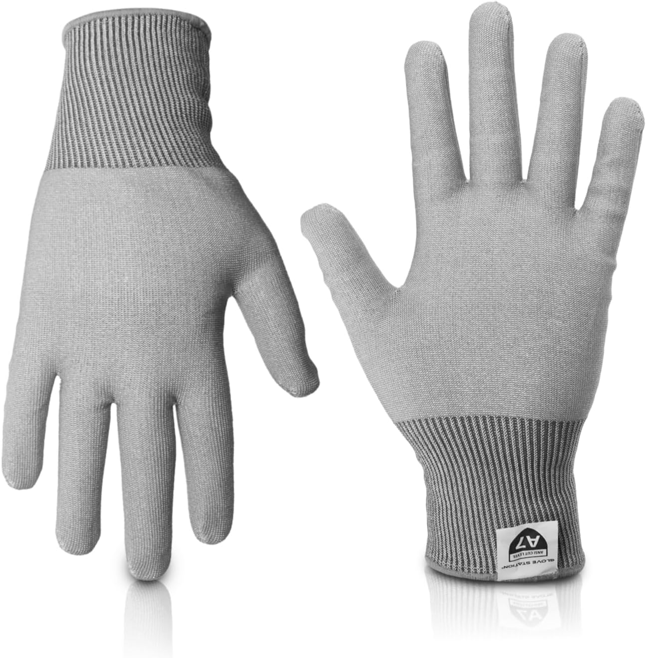 Ultra Durable Series Cut Resistant Gloves - Cutting Gloves for Chefs, BBQ and Cooking - Level 5 Protection, Food Grade Safe Cut - Purple, Large Size