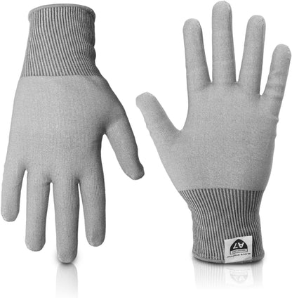 Ultra Durable Series Cut Resistant Gloves - Cutting Gloves for Chefs, BBQ and Cooking - Level 5 Protection, Food Grade Safe Cut - Purple, Large Size