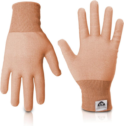 Ultra Durable Series Cut Resistant Gloves - Cutting Gloves for Chefs, BBQ and Cooking - Level 5 Protection, Food Grade Safe Cut - Purple, Large Size