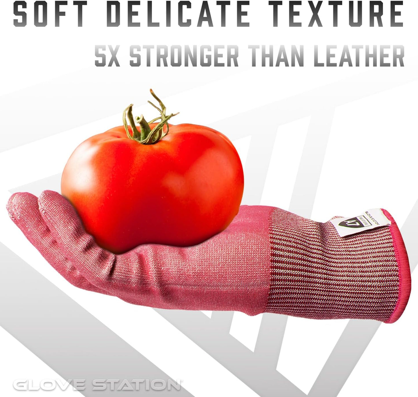 Ultra Durable Series Cut Resistant Gloves - Cutting Gloves for Chefs, BBQ and Cooking - Level 5 Protection, Food Grade Safe Cut - Purple, Large Size