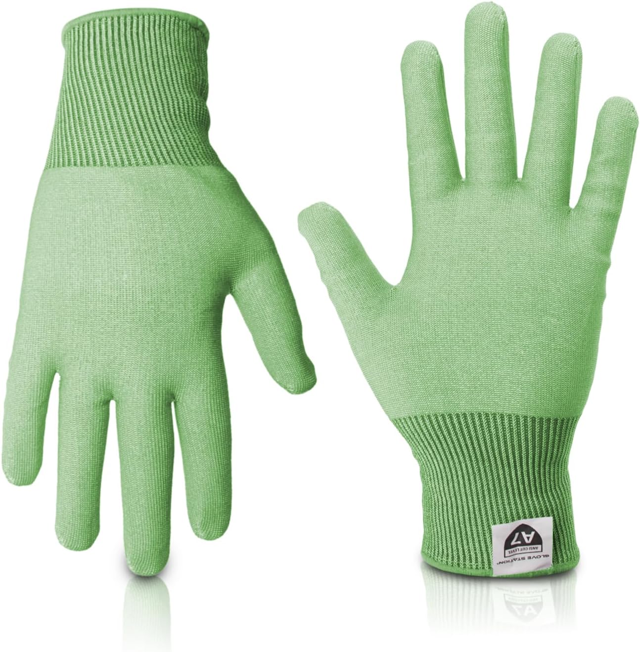 Ultra Durable Series Cut Resistant Gloves - Cutting Gloves for Chefs, BBQ and Cooking - Level 5 Protection, Food Grade Safe Cut - Purple, Large Size