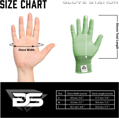 Ultra Durable Series Cut Resistant Gloves - Cutting Gloves for Chefs, BBQ and Cooking - Level 5 Protection, Food Grade Safe Cut - Purple, Large Size