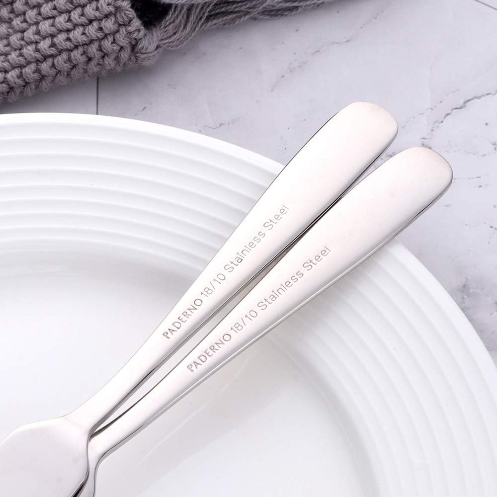 Cheese Butter Knife, Stainless Steel 18/10 6" Mini Desert Knives, Breakfast Slicer Sandwich Spreader,Set of 8