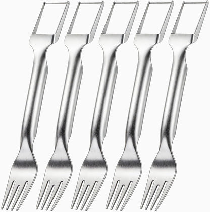Watermelon Cutter Slicer,2-in-1 Stainless Steel Fruit Fork for Home Kitchen