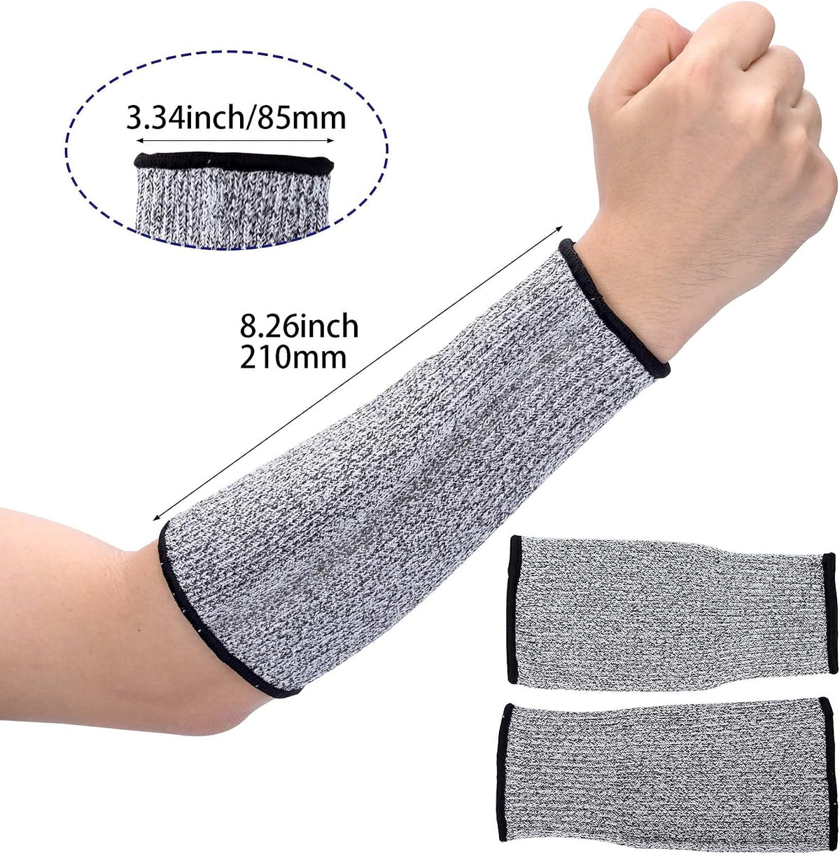 Cut Resistant Sleeves for Arm Protection, Gardening Sleeves, Dog Bite Safety Arm Sleeves