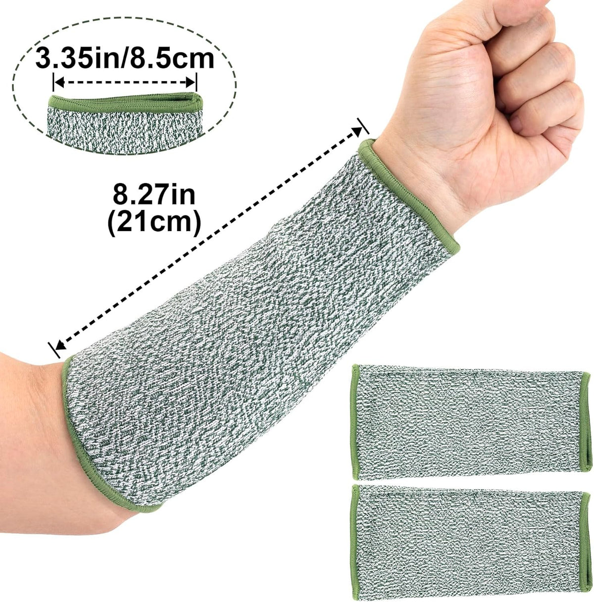 Cut Resistant Sleeves for Arm Protection, Gardening Sleeves, Dog Bite Safety Arm Sleeves