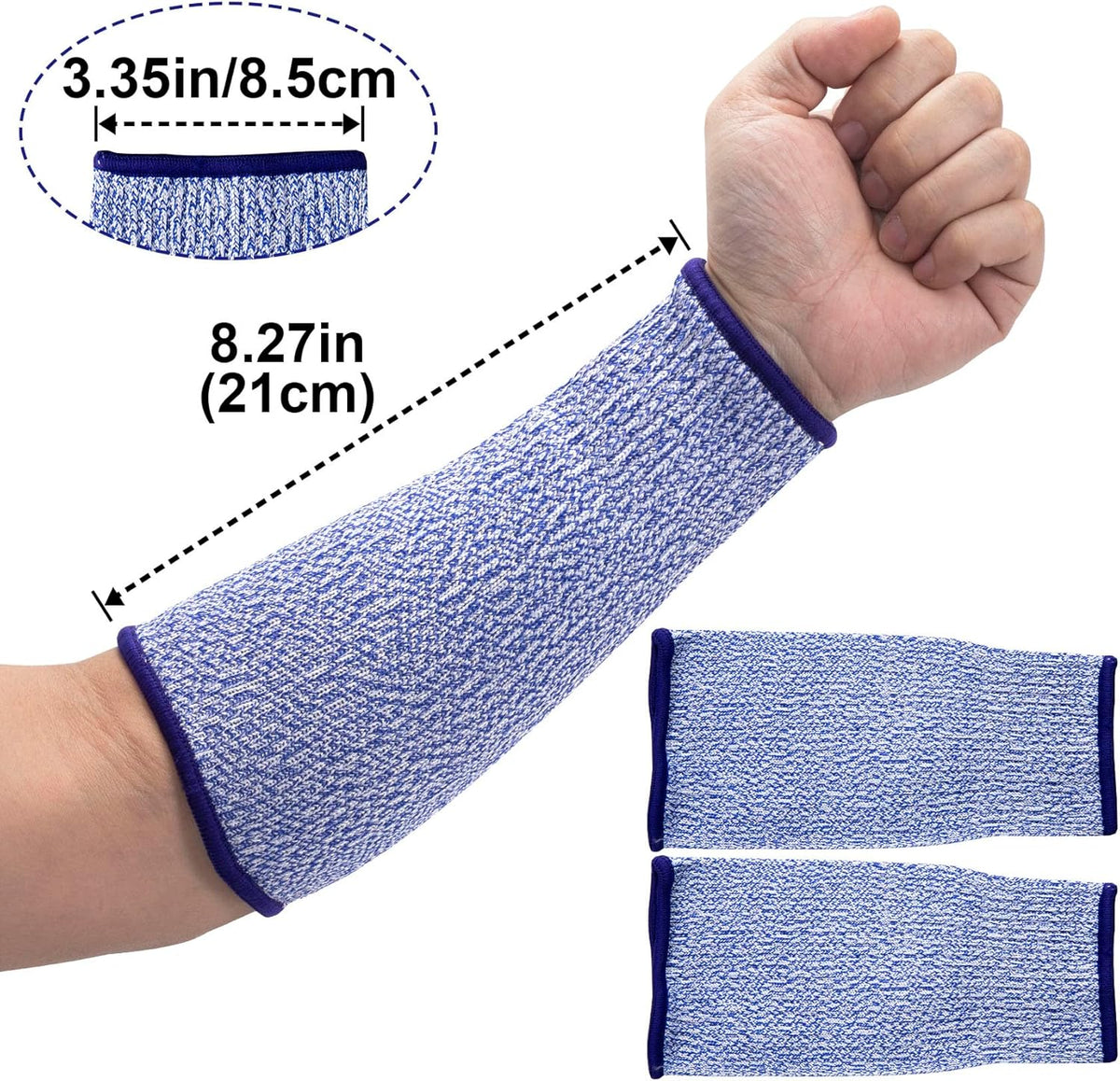 Cut Resistant Sleeves for Arm Protection, Gardening Sleeves, Dog Bite Safety Arm Sleeves