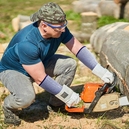 Cut Resistant Sleeves for Arm Protection, Gardening Sleeves, Dog Bite Safety Arm Sleeves