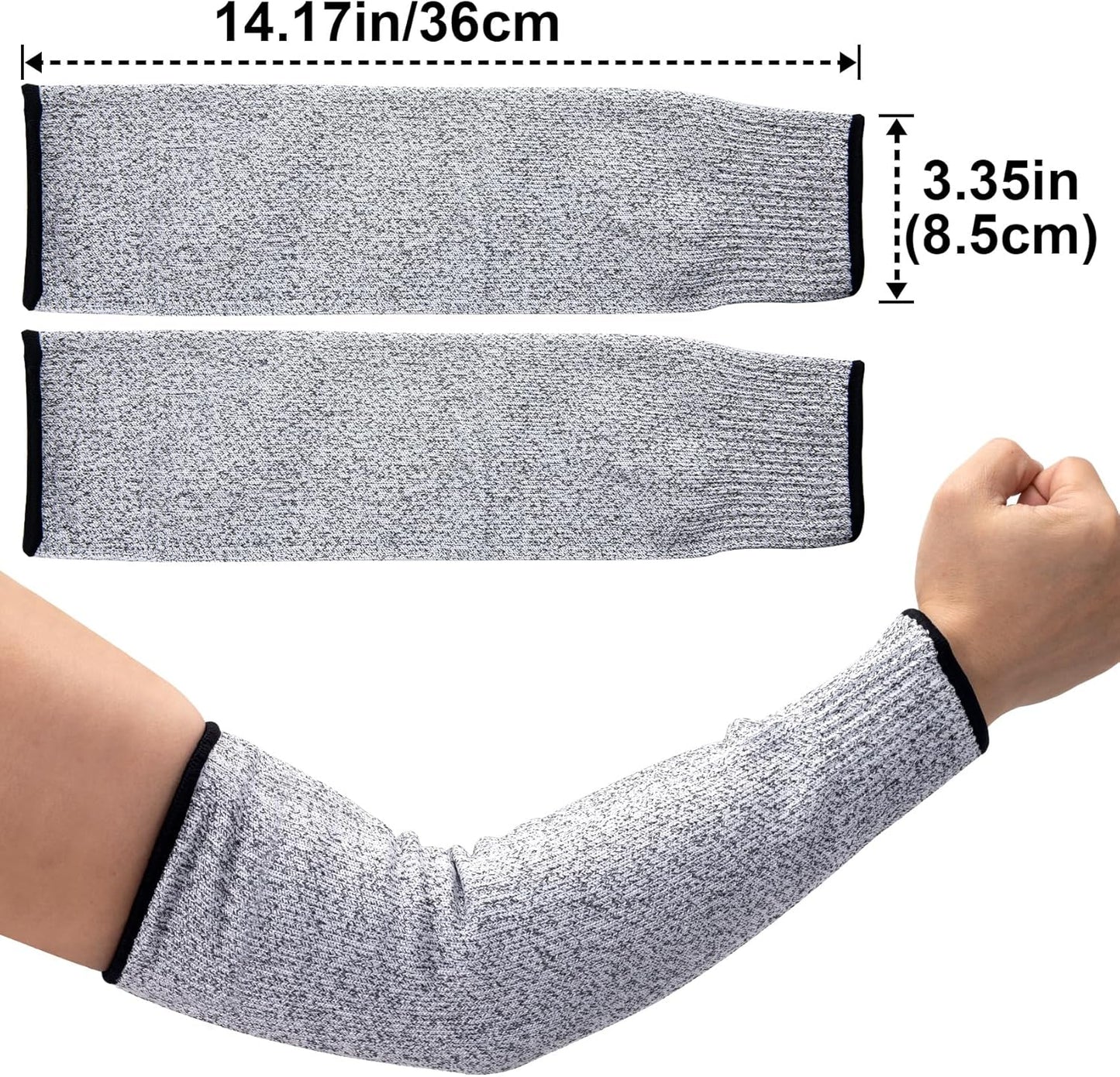 Cut Resistant Sleeves for Arm Protection, Gardening Sleeves, Dog Bite Safety Arm Sleeves