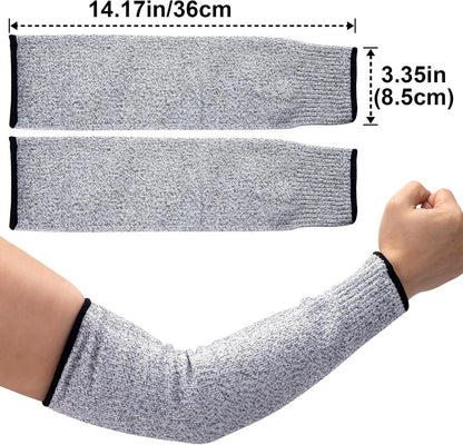Cut Resistant Sleeves for Arm Protection, Gardening Sleeves, Dog Bite Safety Arm Sleeves