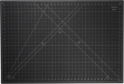 Double Sided Self Healing Cutting Mat - Thick and Durable Vinyl Rotary Cutting Mat for Sewing & Scrapbook Paper Cutting Mat (09"x 12")