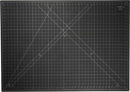 Double Sided Self Healing Cutting Mat - Thick and Durable Vinyl Rotary Cutting Mat for Sewing & Scrapbook Paper Cutting Mat (09"x 12")