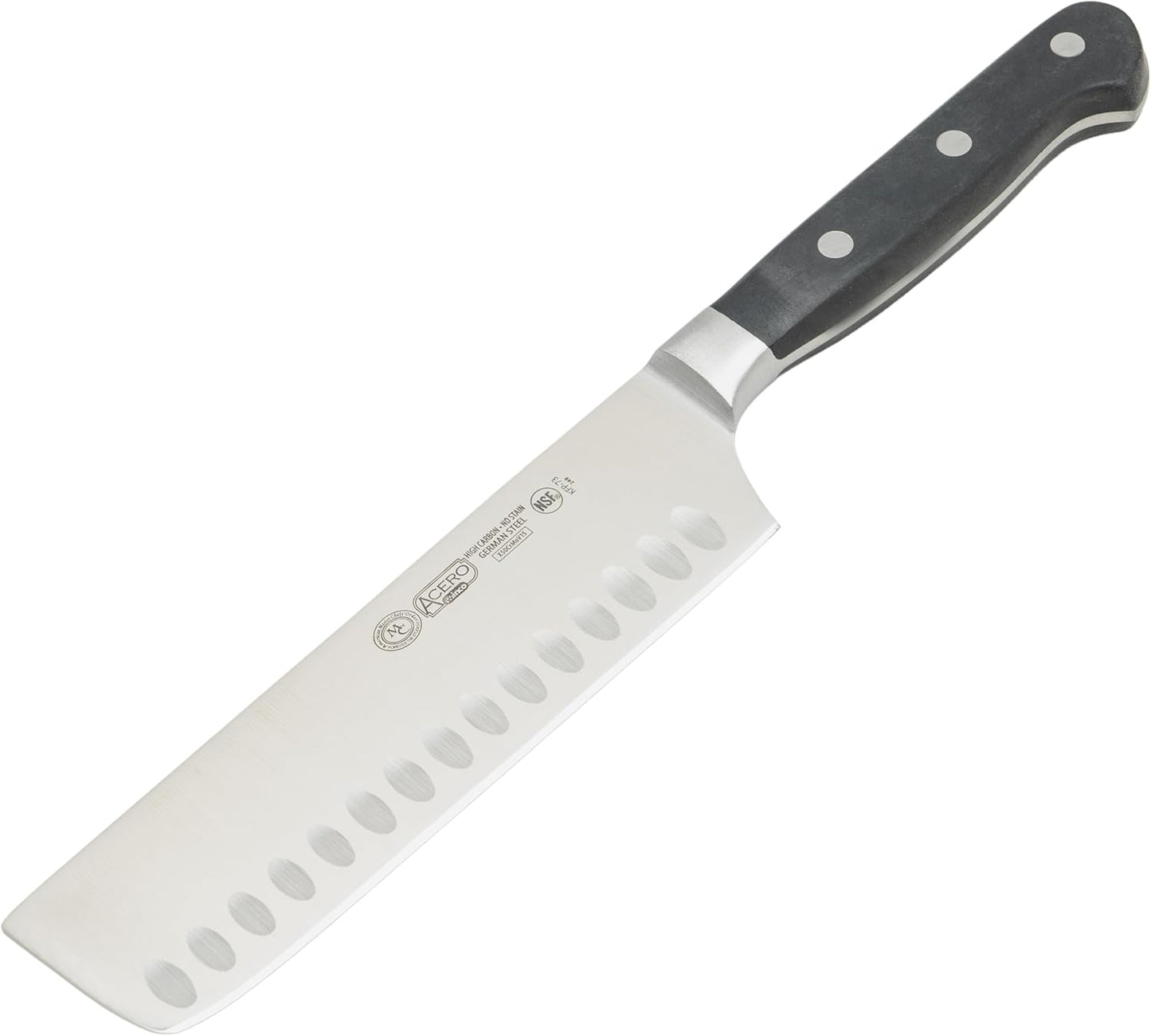 7" Nakiri Knife, Hollow Ground