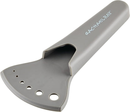 Rachael Ray Cutlery Japanese Stainless Steel Knives Set with Sheaths, 6-Inch Utility Knife and 5-Inch Serrated Utility Knife, Gray
