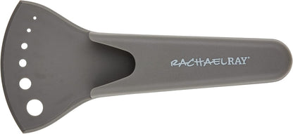 Rachael Ray Cutlery Japanese Stainless Steel Knives Set with Sheaths, 6-Inch Utility Knife and 5-Inch Serrated Utility Knife, Gray