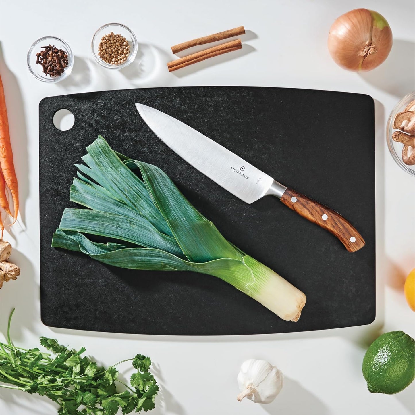 Kitchen Series Cutting Board, 11.5-Inch × 9-Inch, Natural