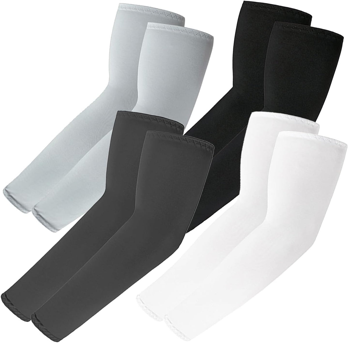Sun Protection Compression Arm Sleeves Cooling UV Sleeves for Men Women