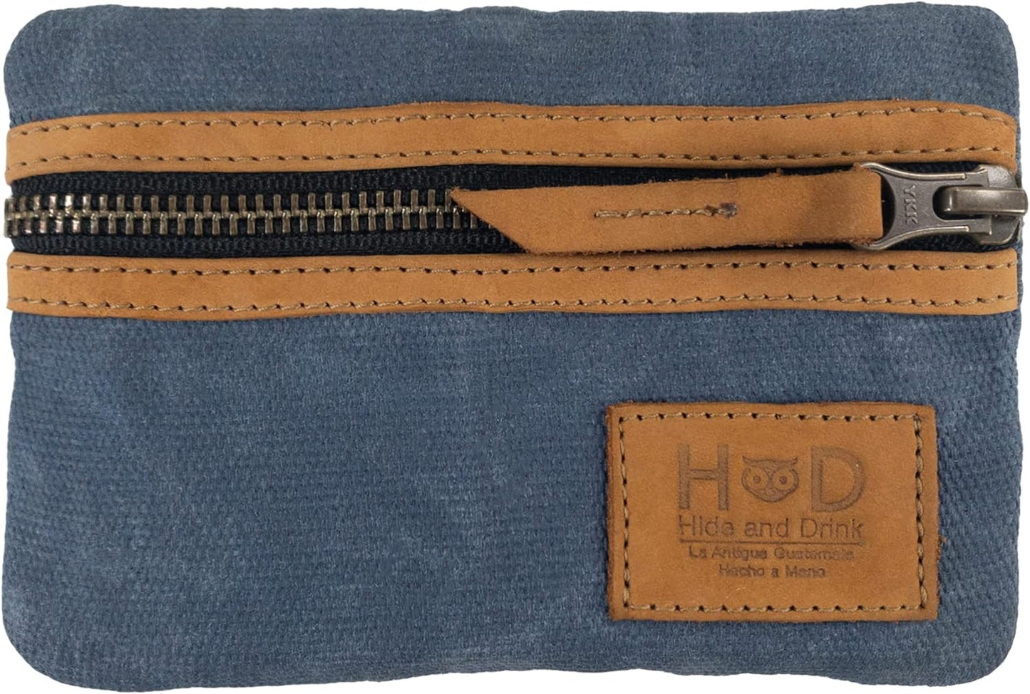 Multi-Tool Pocket Pouch, Compact Multipurpose EDC Zippered Bag, Mini Camping Tool Case, Waxed Canvas, Knife Holster, Handmade Slim Organizer