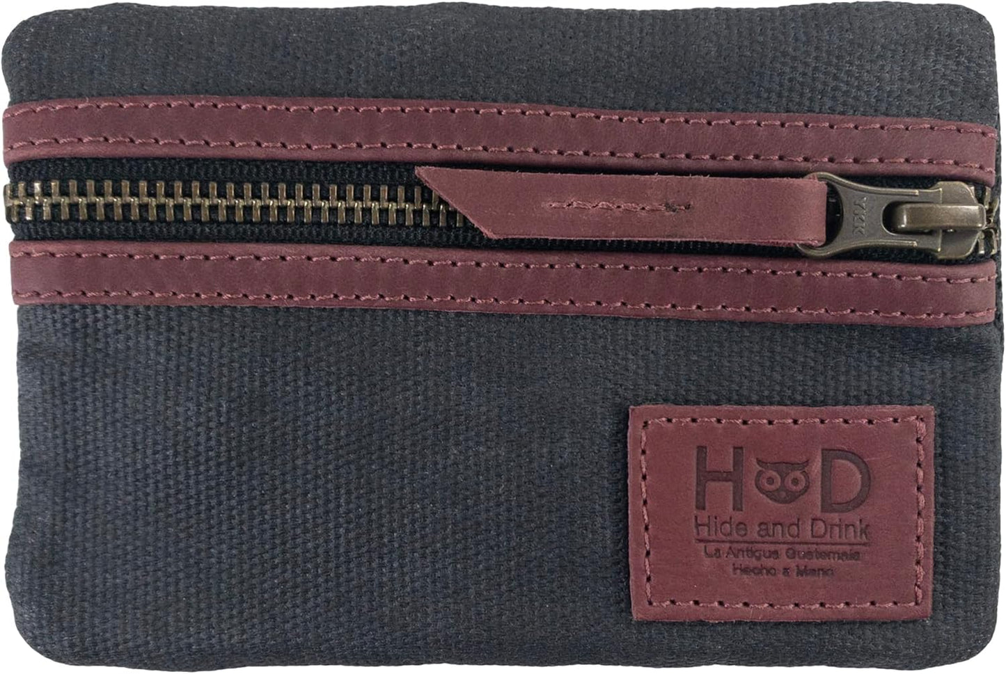 Multi-Tool Pocket Pouch, Compact Multipurpose EDC Zippered Bag, Mini Camping Tool Case, Waxed Canvas, Knife Holster, Handmade Slim Organizer