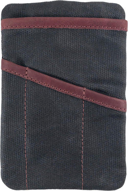 Multi-Tool Pocket Pouch, Compact Multipurpose EDC Zippered Bag, Mini Camping Tool Case, Waxed Canvas, Knife Holster, Handmade Slim Organizer